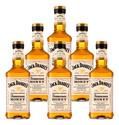 Jack Daniel's Bourbon Tennessee Honey Estados Unidos Pacote X 6 Un