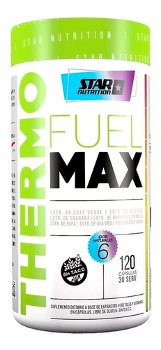 Thermo Fuel X 120 Caps - Star Nutrition Quemador Termogénico