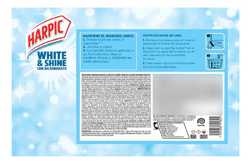 Harpic Power Ultra Pastillas Desinfectantes De Inodoro Msi
