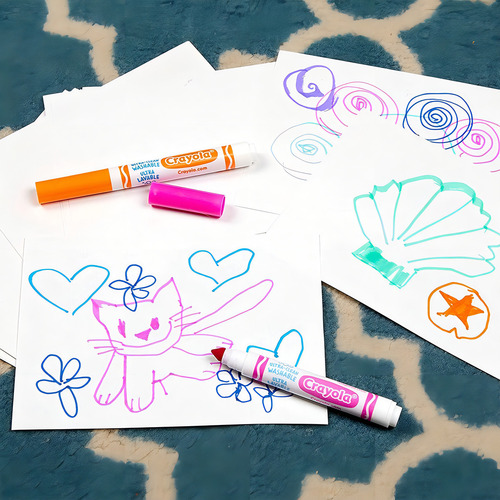 Washable Markers Crayola Set 12 Plumones Lavables
