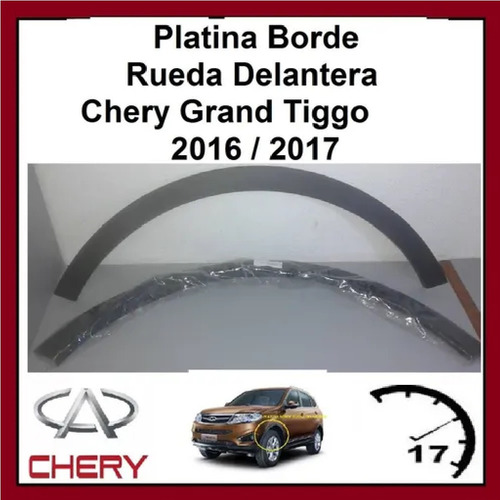 Moldura Borde Rueda Delantera Chery Grand Tiggo 2016 2017