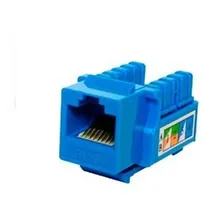 Comprar Keystone Jack Coupler Rj45 Cat 6 Azul Qnet6kjbl Qnet