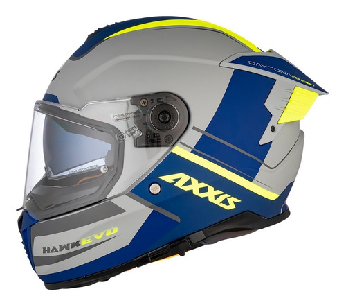 Casco Moto Axxis Hawk Sv By Mt Helmets Doble Visor Motodelta