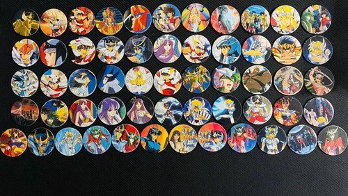 Tazos Caballeros Del Zodiaco 1995 Son De Cartón Mano-tazos