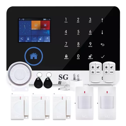 Alarma Casa Negocio Gsm Wifi Inalambrica Kit Touch / App