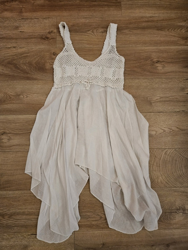 Vestido Playero De Dama Importado Color Blanco 