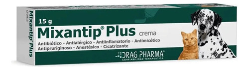 Drag Pharma Mixantip Plus Perros Y Gatos Crema Pomo De 15g