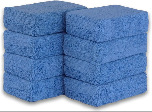 8pzs Esponja Microfibra Aplicadora Pad Aplicador Microfibra 