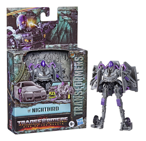 Figura De Acción Transformers Flex Changer Nightbird