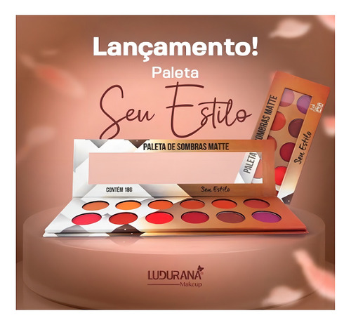 Paleta de sombras de ojos Ludurana Luxury, mate, 12 colores, maquillaje de ojos, múltiples colores