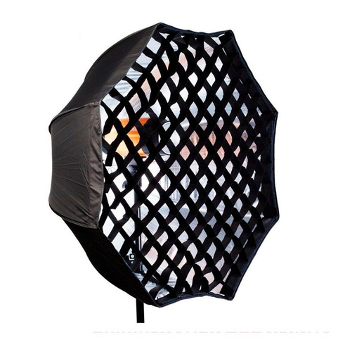 Kit Softbox Godox 120cm Grid C Colmeia Octabox Luz Contínua