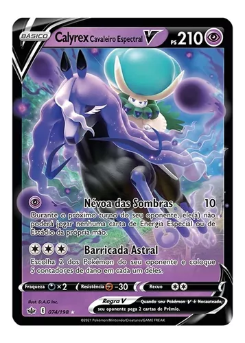 Batalha de Liga Pokemon - Calyrex Espectral vs Glacial VMAX