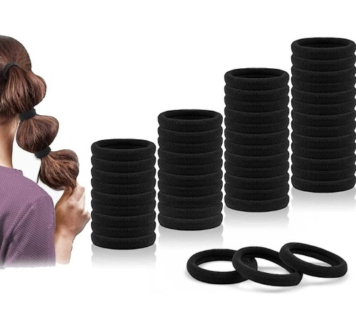 72 Pcs Liga Para Cabello Chica Donita Scrunchies Elásticas