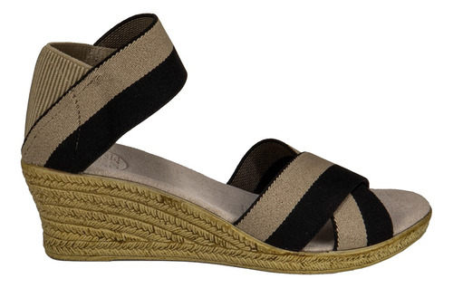 Sandalias Confort  Para Dama Alba Café San Miguel Shoes