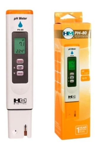Imagen 1 de 1 de Ph-80s Medidor Ph Hydrotester Hm Digital - Gmc Online