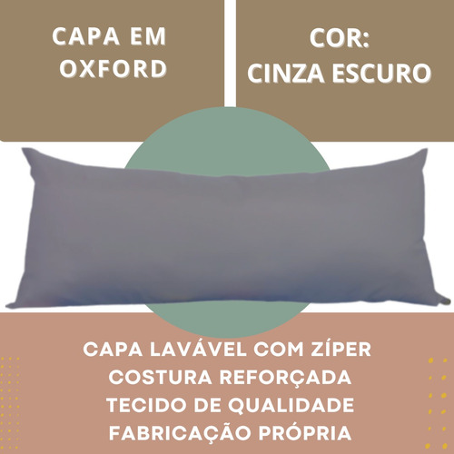 Capa Para Almofada 80x30 Encosto Travesseiro Xuxão Sofá Cama