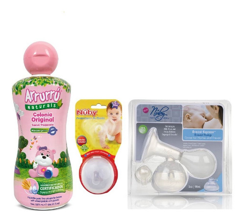 Extractor De Leche +protector De Pezon +colonia Arrurrú