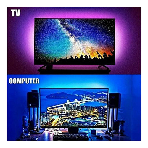 Tira De Luces Led Gnzugo Barra Led De Tv Usb Inteligente Bl