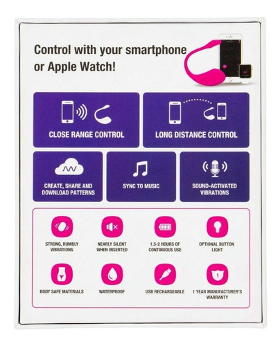 Lush 2 By Lovense Vibrador Con Aplicación Bluetooth Y Wifi