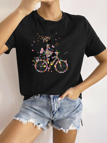 Camiseta De Moda Para Mujer, Calidad Sudadera Playera Mujer