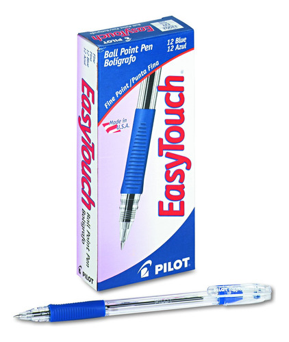 Easytouch (32020) 2 Bol Grafo Trazo Fino Color Negro Azul