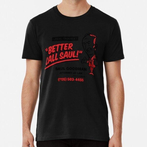 Remera Mejor Llama A Saul Saul Goodman Breaking Bad Algodon 