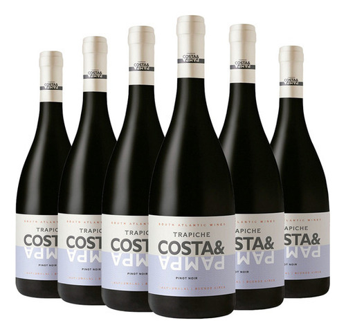 Vino Trapiche Costa & Pampa Pinot Noir Pack X6 - 01almacen