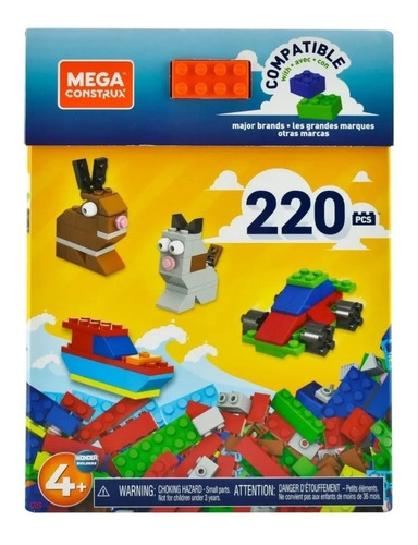 Mega Construx 220 Piezas Construye Figuras Wonder Builders 