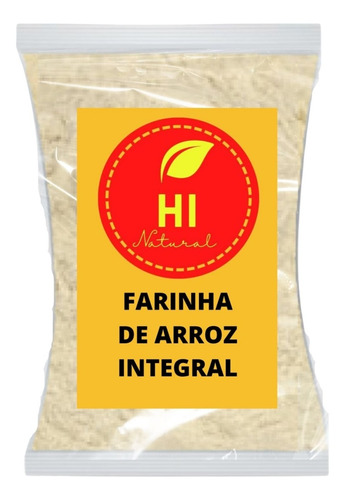 Farinha De Arroz Integral 1 Kg - Hi Natural