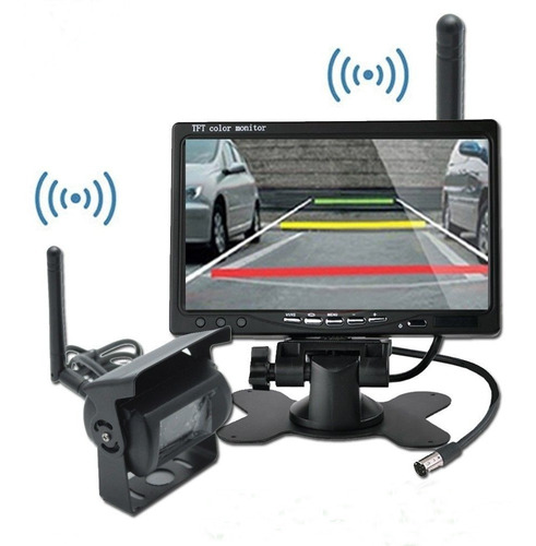 Imagen 1 de 6 de Camara Reversa 7 Inalambrica Camiones Etc Ph Ventas