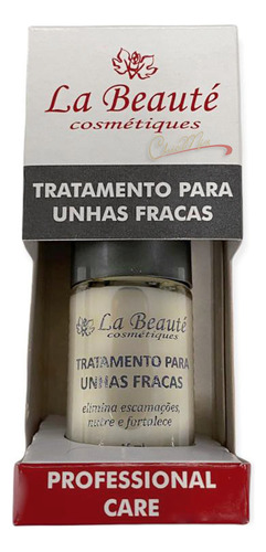 Base De Tratamento Fortalecedora Unhas Fracas La Beauté Cor Transparente