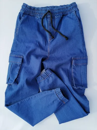 Jogger de mezclilla hombre sales