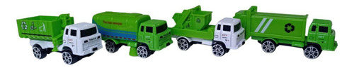 Kit de 4 carritos para camiones y recolectores de basura Clean City