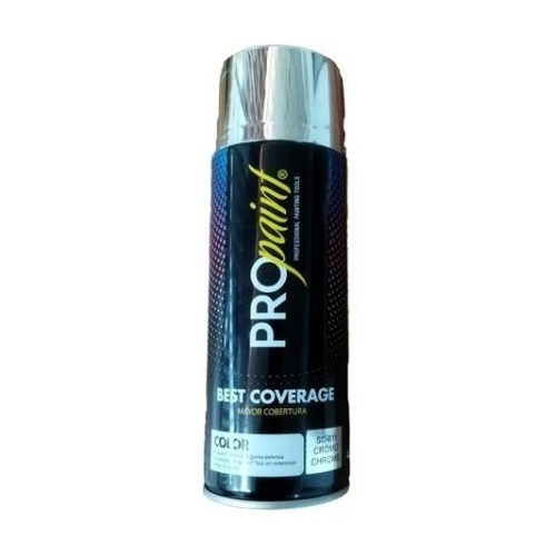 Pintura Spray Cromo Brillante 400 Ml Pro Paint