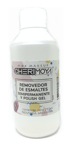 Removedor De Esmalte Semipermanente Cherimoya Uñas Gel 500ml