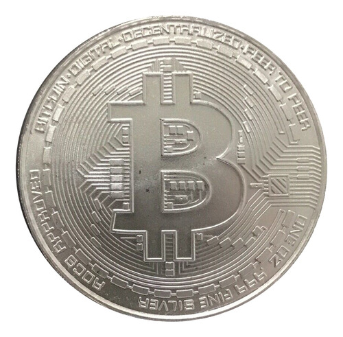 Moneda De 1 Onza De Plata Bitcoin