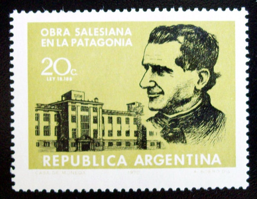 Argentina, Sello Gj 1551 Obra Salesiana Patagonia Mint L4974
