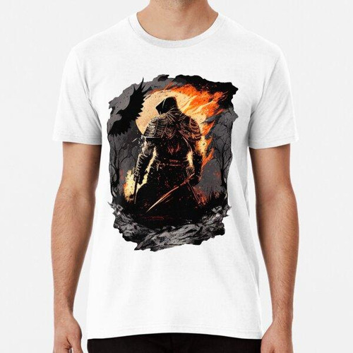 Remera Dark Souls (diseño Melancólico) Algodon Premium