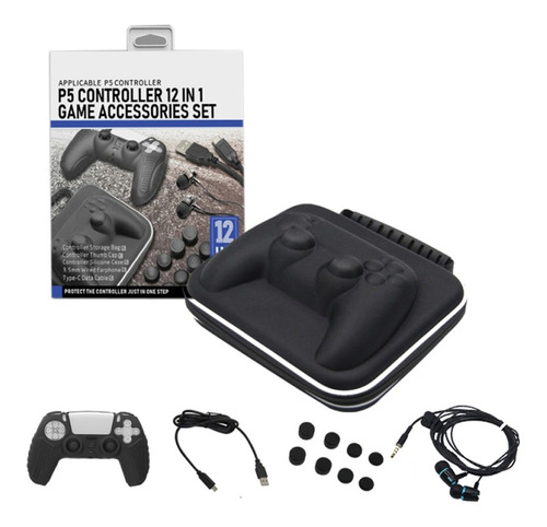 Kit Accesorios Ps5 Estuche Control Protector Playstation 5