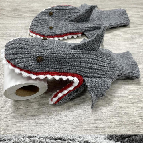 Guantes De Tiburón Guantes De Invierno Con Puños