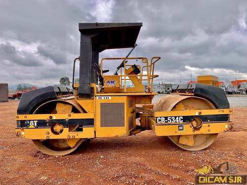 Imagen 4 de 11 de Rodillo Vibratorio Doble Caterpillar Cb-534c Año 1999