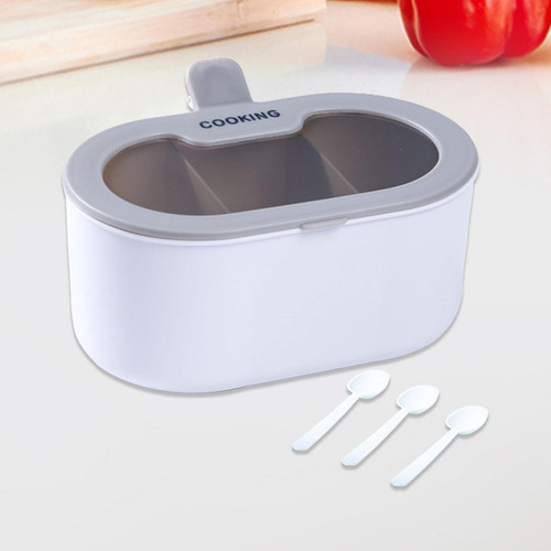 Caja De Condimentos Contenedores De Especias Con Gris