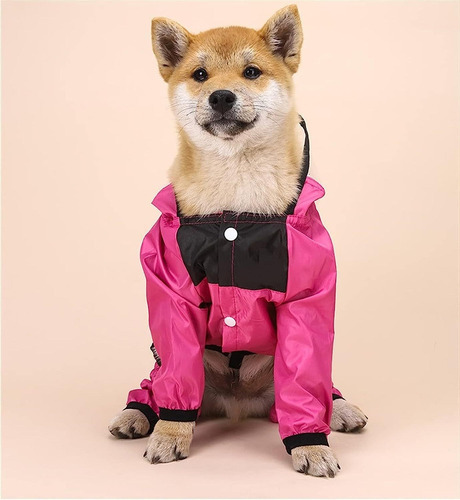 Ropa Impermeable Transparente Para Perros Mascota 1
