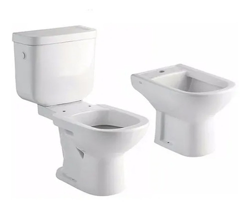 Combo Bari Ferrum Inodoro Largo + Bidet 1 Aguj + Deposito 