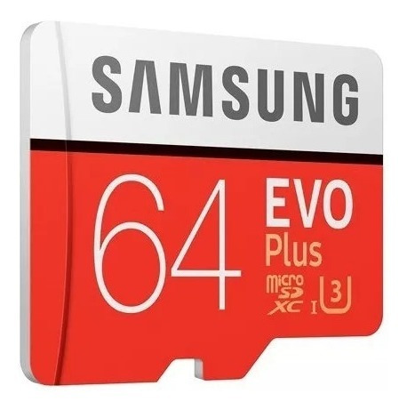 Cartão Micro Sd Sdxc Samsung Evo 64gb 100mb/s Uhs-i U3