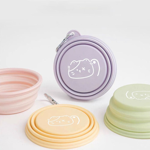 Cuenco Multiusos De Silicona Para Perros, 350 Ml, Plegable