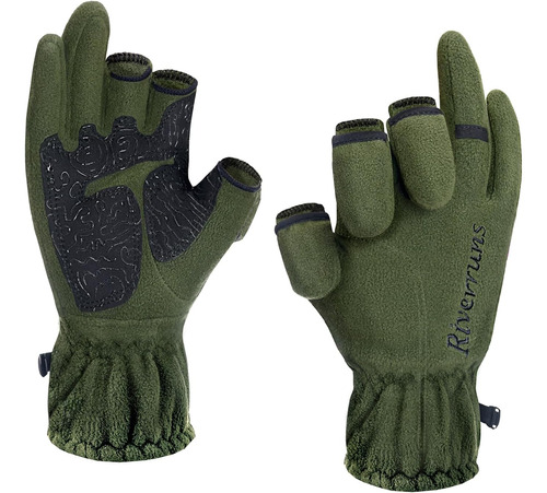 Fleece Fishing Gloves Colder Weather Ice Fishing Gloves Wint