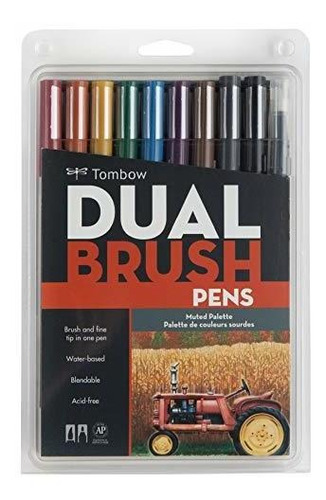 Tombow Marcadores Artisticos De Doble Brocha Secundarios Paq