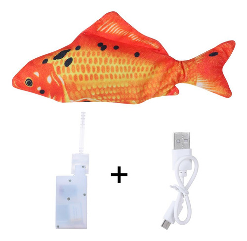 Disppy Fish Cat Toys Simulation Fish 3d, Nuevo Usb Interacti