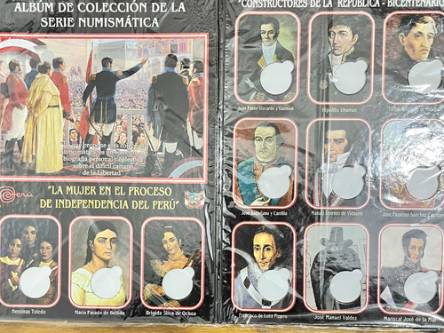 Álbum Monedas Perú - Constr. De La República - 1 Nuevo Sol